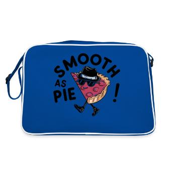 Moonwalking Pie : Lisse comme une tarte - Œuvre d’art numérique - Sac Retro - bleu/blanc - Dos