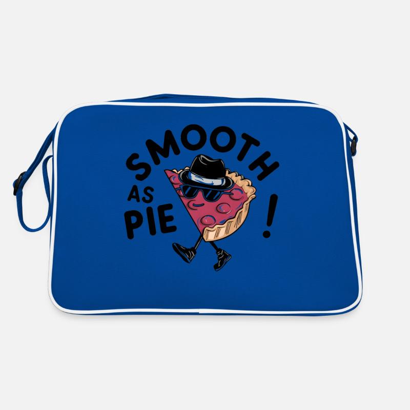 Moonwalking Pie: Smooth as Pie - Digital Artwork Retro Bag