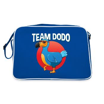 Amoureux des oiseaux Flying Bird Dodo - Sac Retro - bleu/blanc - Dos
