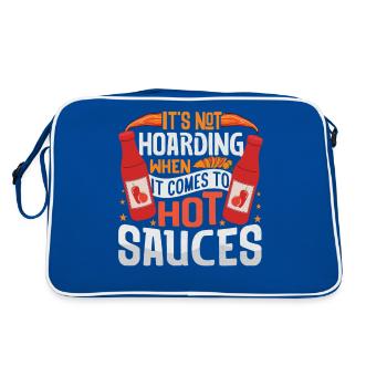 Tenue d’amant de poivre de nourriture épicée pour épicé - Sac Retro - bleu/blanc - Dos