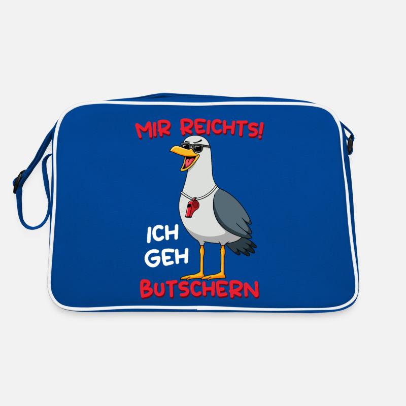 Mir Reichts ich Geh Butschern Möwe Retro Tasche