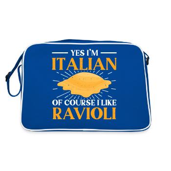 Ravioli 1 - Retro Bag - blue/white - Back