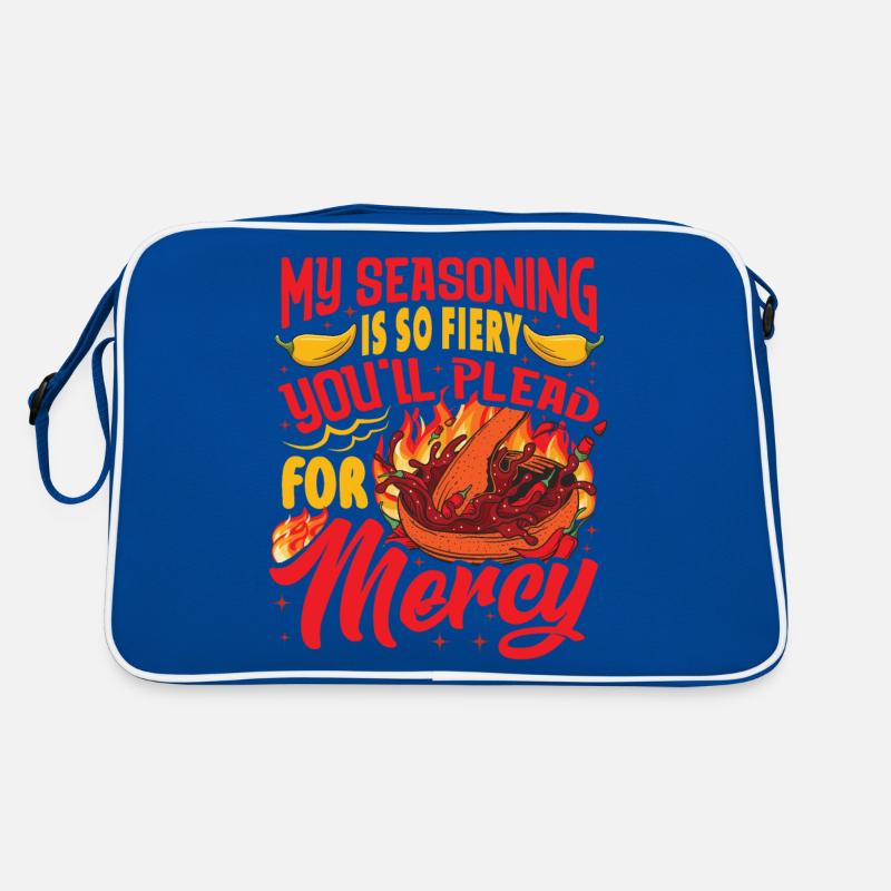 Cooking enthusiast chef and gourmand with Retro Bag