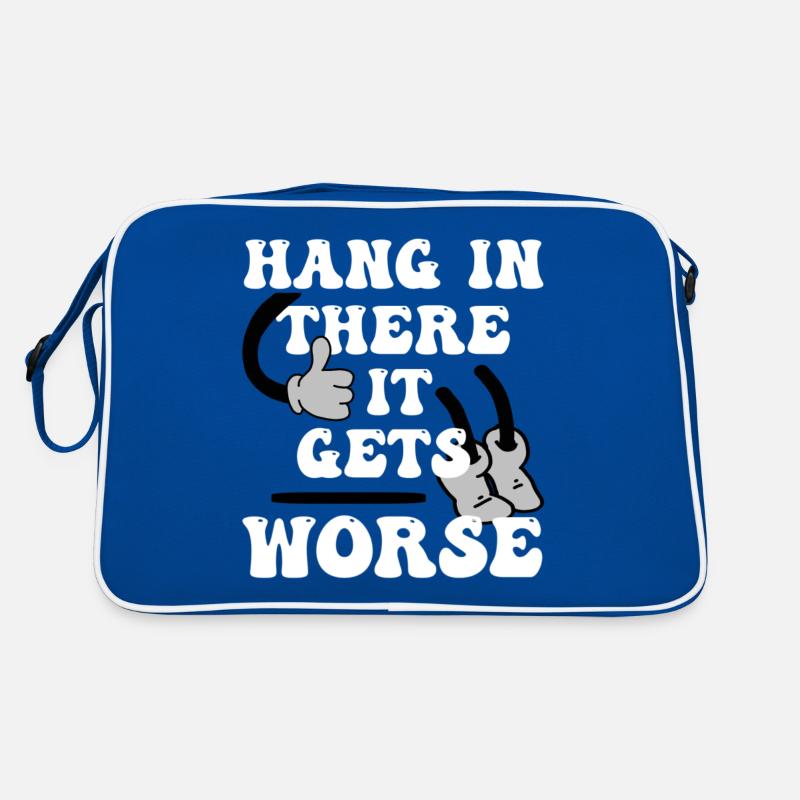 Sarcasm funny and ironic Retro Bag