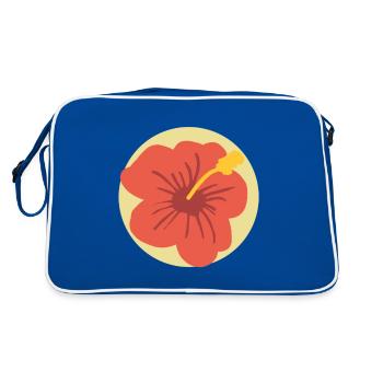 Fleur d’été - Sac Retro - bleu/blanc - Dos