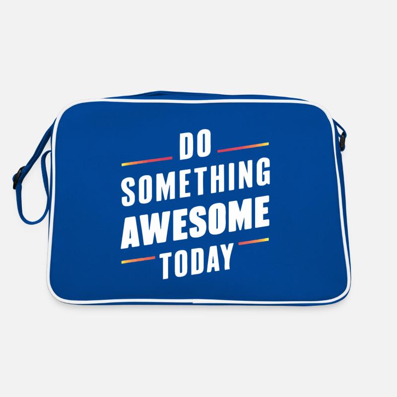 DO SOMETHING AWESOME TODAY Retro Bag
