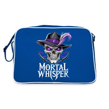 MURMURE MORTEL - Sac Retro - bleu/blanc - Dos