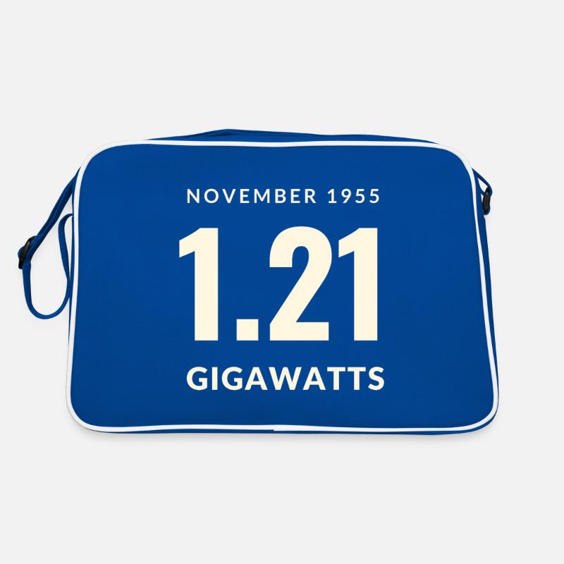 1,21 GB - Retro Tasche - Blau/Weiß