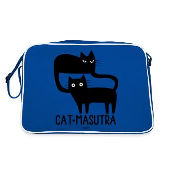 Cat Masutra ! - Sac Retro - bleu/blanc - Dos