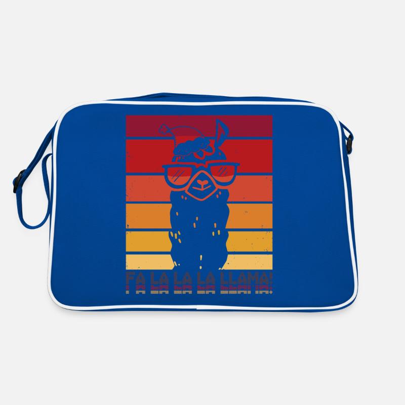 Fa La La Llama - Lama Vintage Sunset avec Sac Retro