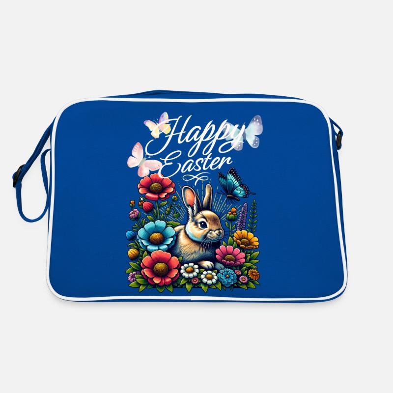 Happy Easter Happy Easter Easter Easter Bunny Retro Bag