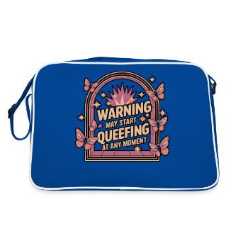 Queef Queen Queefed Humour adulte Queefing - Sac Retro - bleu/blanc - Dos