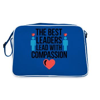 Compassion Humanité Motivation Empathie Gentillesse - Sac Retro - bleu/blanc - Dos