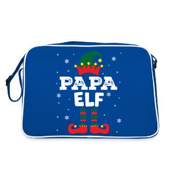 eleven haha artboard 1 - Retro Bag - blue/white - Back