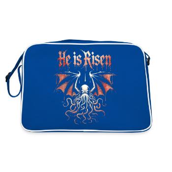 Cthulhu, Il est ressuscité, Cthulhu vintage - Sac Retro - bleu/blanc - Dos