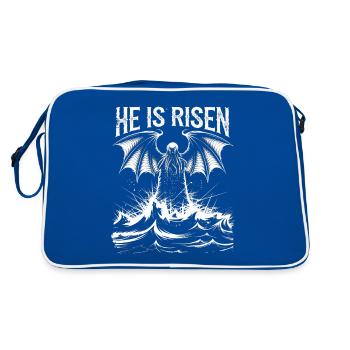 Il est ressuscité, vintage Cthulhu - Sac Retro - bleu/blanc - Dos