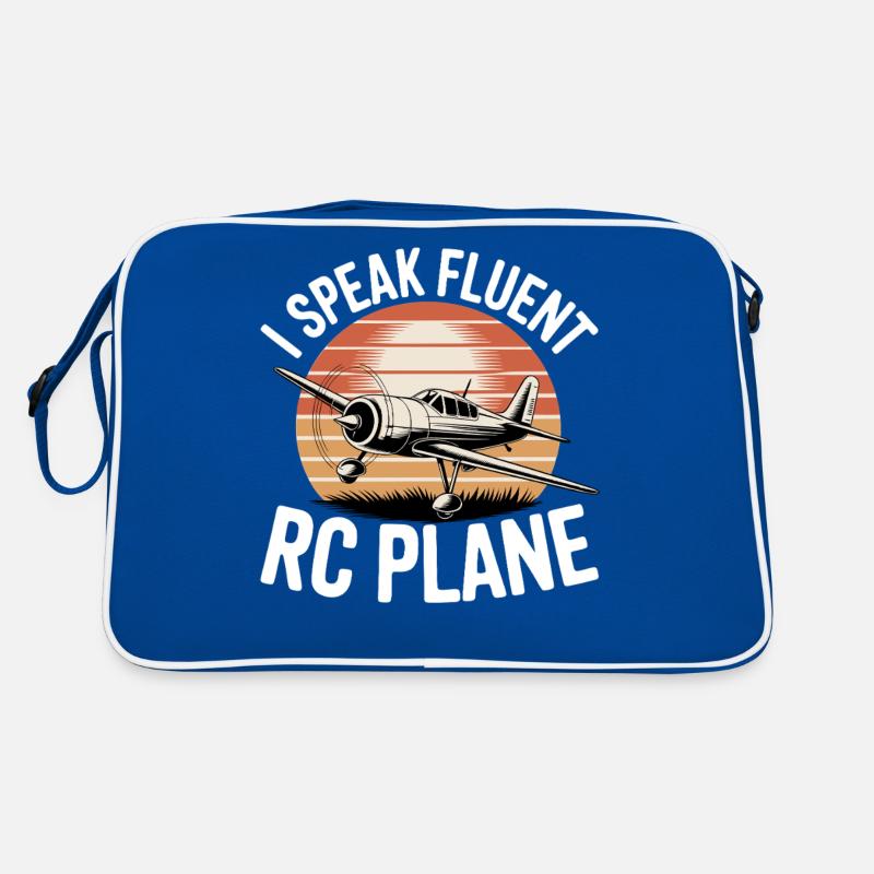 Ich spreche fließend rc Flugzeug Flugzeug Pilot Luftfahrt Retro Tasche