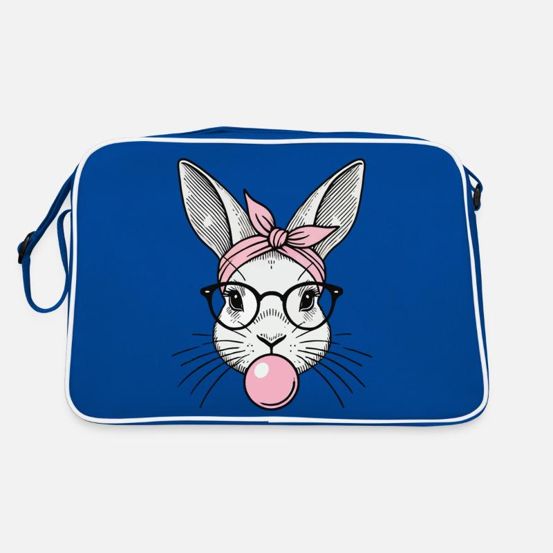 Easter Bunny Bubble Bubble Vintage Retro Bag