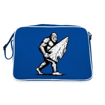 Bigfoot FlintsPointes de flèches en silex - Sac Retro - bleu/blanc - Dos