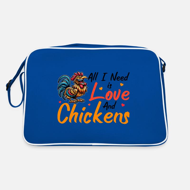 Huhn Hühner Retro Tasche