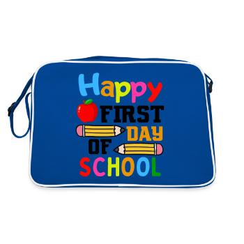 Rerst School Day Design Drôle - Sac Retro - bleu/blanc - Dos