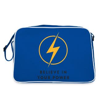 Blitz Croyez en votre pouvoir - Sac Retro - bleu/blanc - Dos