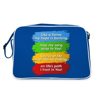 Rome 2025 Jubilee English Jubilee Hymn - Retro Bag - blue/white - Back