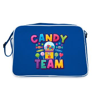 Candy Team Candy Candies - Retro Bag - blue/white - Back