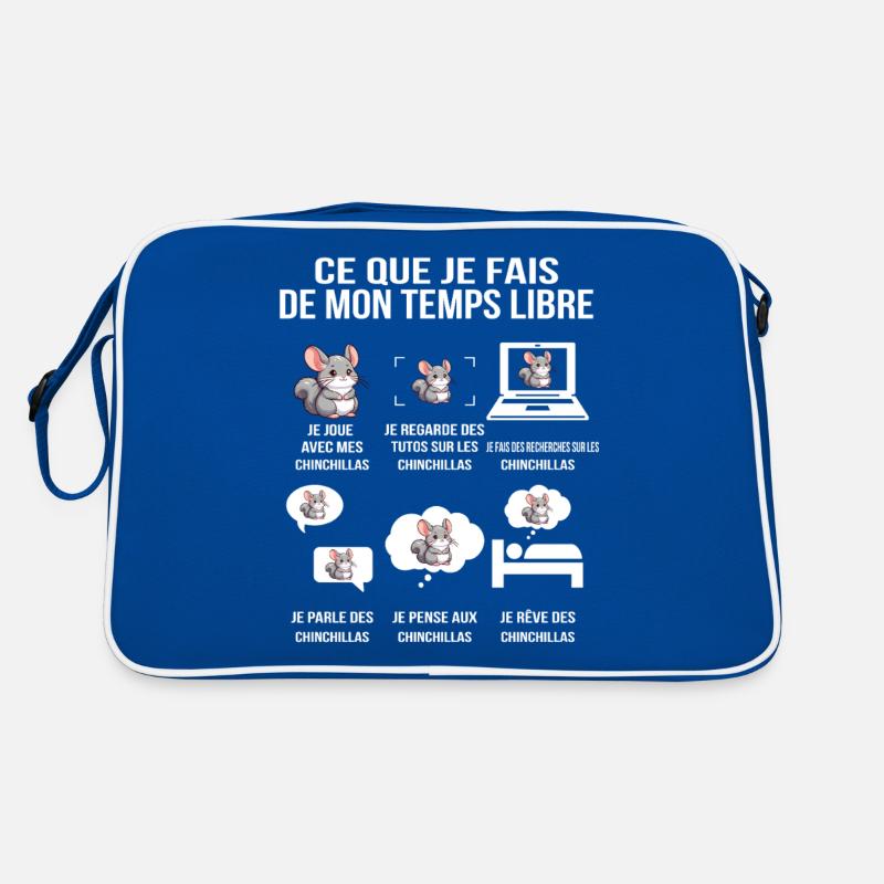 Ce que je fais de mon temps libre – Chinchilla fan Sac Retro