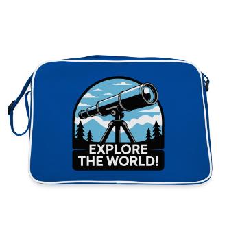 BINOCULARS - Retro Bag - blue/white - Back