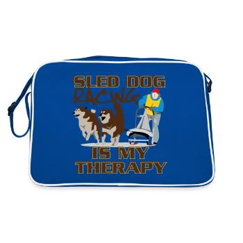 Chiens de traîneau et thérapie de traîneau - Sac Retro - bleu/blanc - Dos