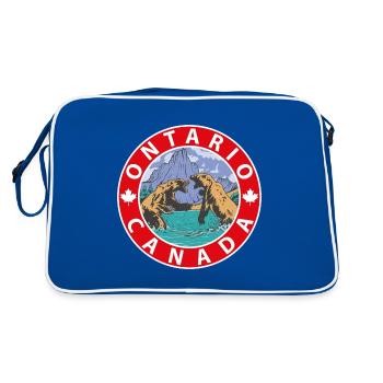 Ontario - Retro Bag - blue/white - Back