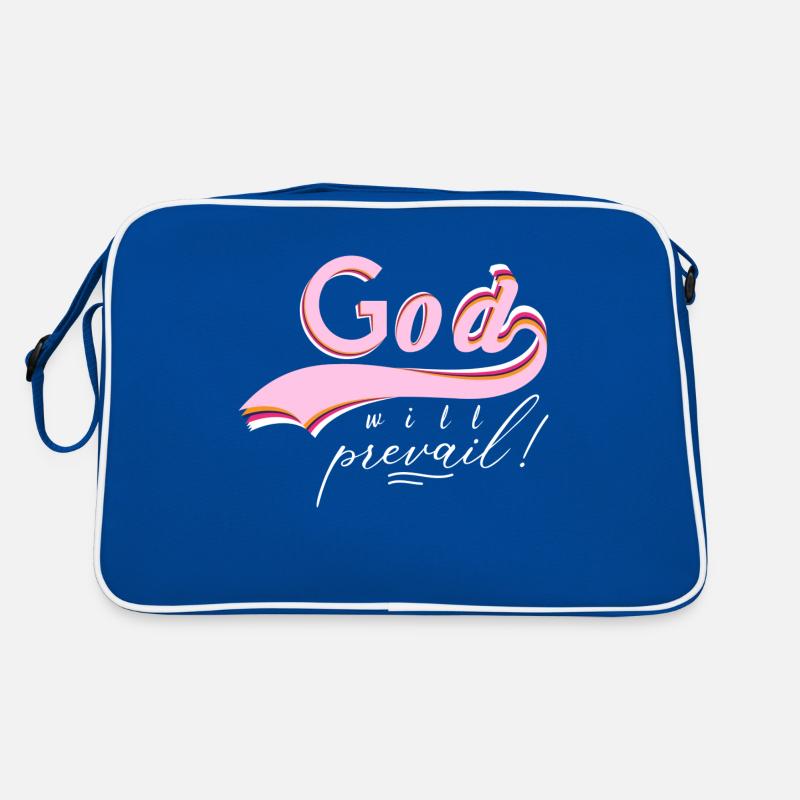God will prevail Retro Bag