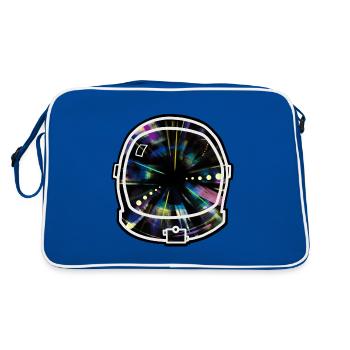 Helmat spatial - Sac Retro - bleu/blanc - Dos