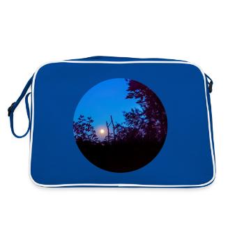 L’échelle vers la lune - Sac Retro - bleu/blanc - Dos