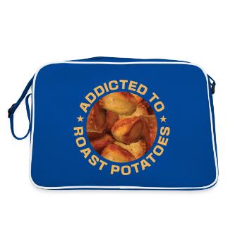 Accro aux pommes de terre rôties rondes - Sac Retro - bleu/blanc - Dos
