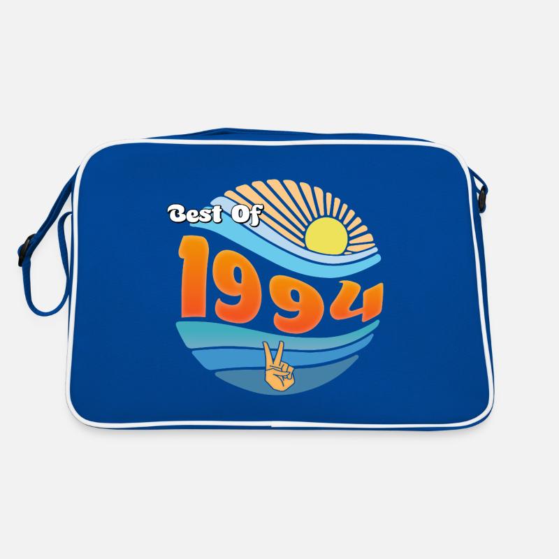 Timeless 1994 – Wir feiern 31 wundervolle Jahre - Retro Tasche - Blau/Weiß