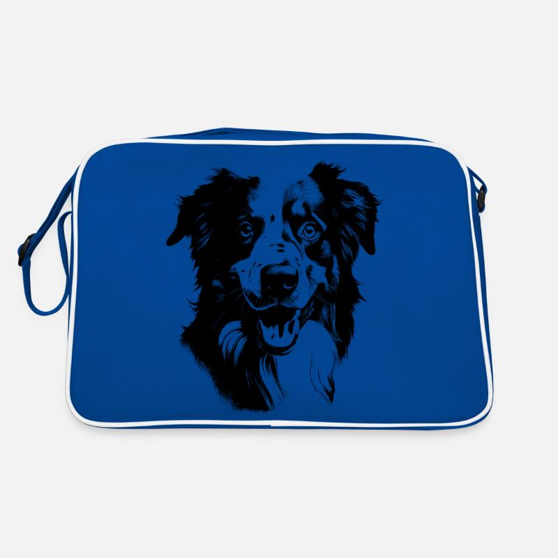 Australian Shepherd Retro Tasche