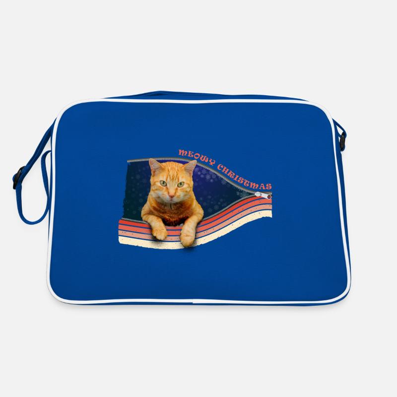 Drôle de chat - Noël miaou Sac Retro