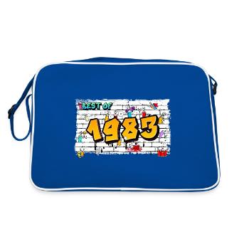 Best of 1983 Graffiti – 42 ans de cool vintage - Sac Retro - bleu/blanc - Dos