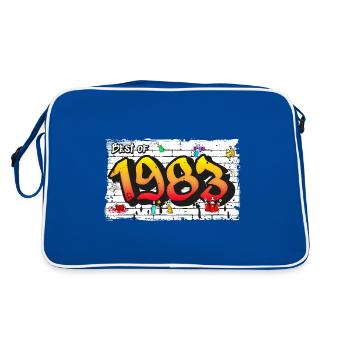 Best of 1983 Graffiti – 42 ans de cool vintage - Sac Retro - bleu/blanc - Dos