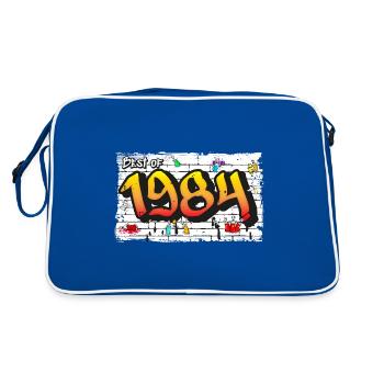 Le meilleur du graffiti de 1984 – 41 ans de streetwise - Sac Retro - bleu/blanc - Dos