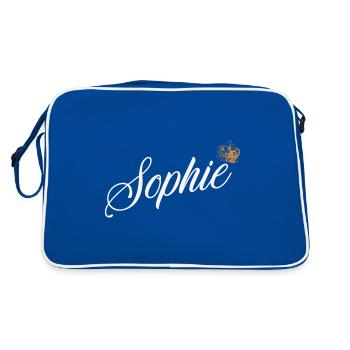 Sophie Nom pour Femme Enfants Bambins - Sophie - Sac Retro - bleu/blanc - Dos
