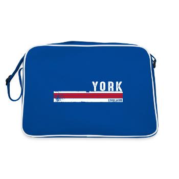 York Charme Historique Design Rétro - Sac Retro - bleu/blanc - Dos