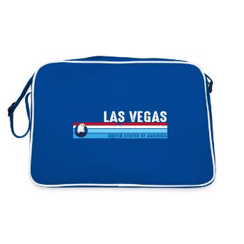 Las Vegas Nevada Est 1905 Vintage Classique Rétro - Sac Retro - bleu/blanc - Dos