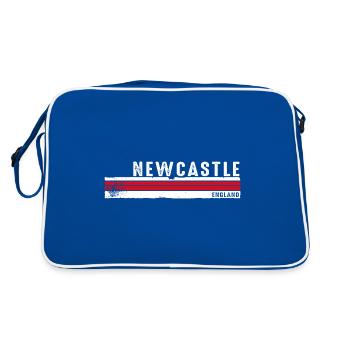 Newcastle - L’héritage historique de l’Angleterre - Sac Retro - bleu/blanc - Dos