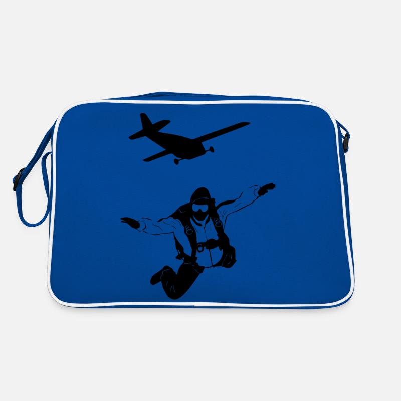 glider parachute drone Retro Tasche