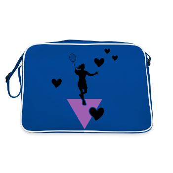 badminton badminton badminton crossminton badminton - Sac Retro - bleu/blanc - Dos