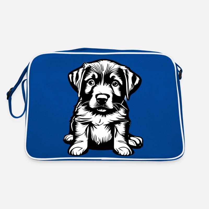 Chiot Labrador propriétaire Labrador Retriever Sac Retro