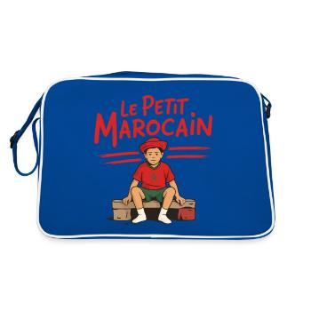 Le Petit Marocain - Sac Retro - bleu/blanc - Dos